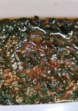 大葉のにんにく醤油漬け-レシピのメイン写真