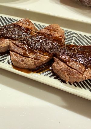 牛厚切りステーキ　和仕立て-レシピのメイン写真