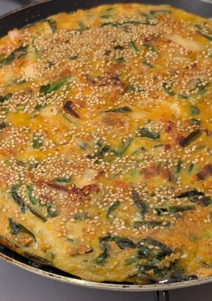 豆腐だね〜ニラキムチーズチヂミ-レシピのメイン写真