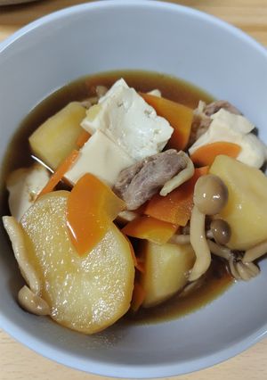 じゃがいも入り！すき焼き風煮物-レシピのメイン写真
