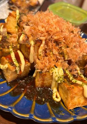 厚揚げで作るタコなしたこ焼き🐙-レシピのメイン写真
