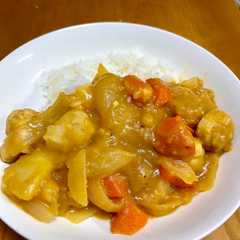 รูปของ シンプルな材料で優しい米粉お家カレー♪