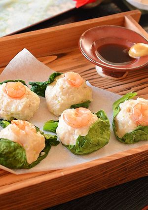 レンジで簡単！鶏むね肉と豆腐のシュウマイ-レシピのメイン写真