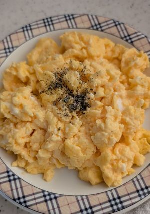 ふわとろ！保存版！スクランブルエッグ-レシピのメイン写真