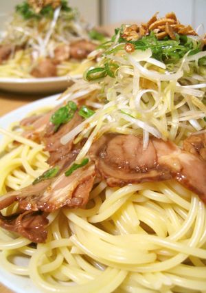 ネギチャーシューパスタ-レシピのメイン写真