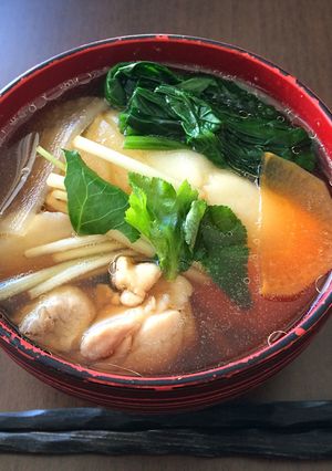俺の関東風お雑煮-レシピのメイン写真