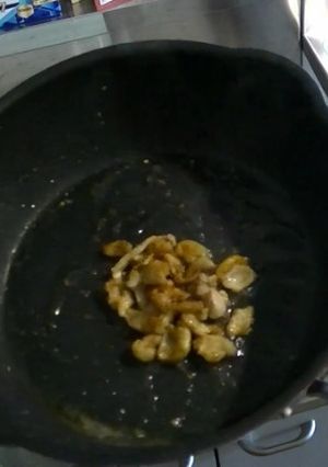 鶏皮のニンニク醤油炒め-レシピのメイン写真