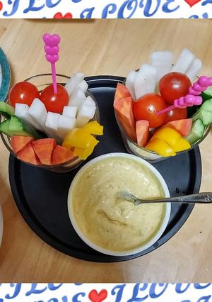 ❄♥野菜ステック♥❄マヨ味噌ディップ-レシピのメイン写真