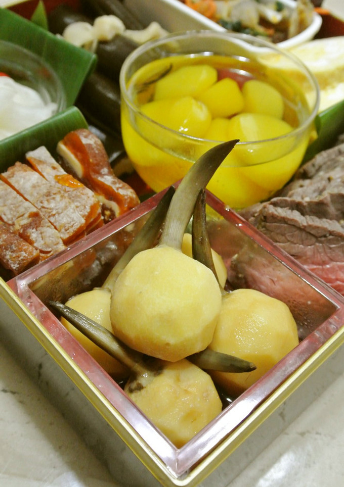 くわいの煮物 おせち用-レシピのメイン写真