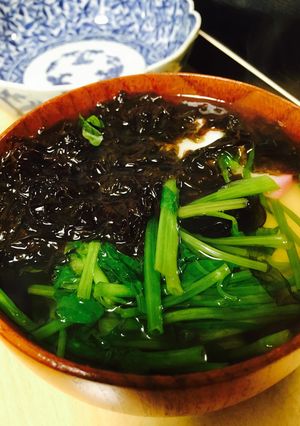 実家の味☆松江の岩海苔とセリのお雑煮-レシピのメイン写真