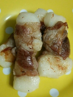 肉巻き餅-レシピのメイン写真
