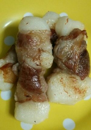 肉巻き餅-レシピのメイン写真