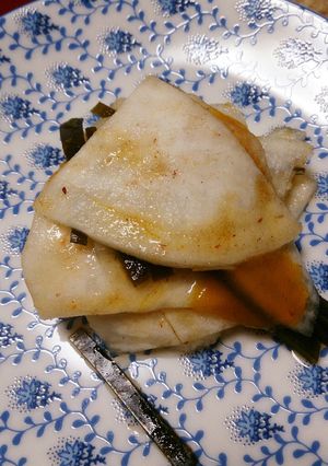 カブ♪柿をつかった千枚漬-レシピのメイン写真