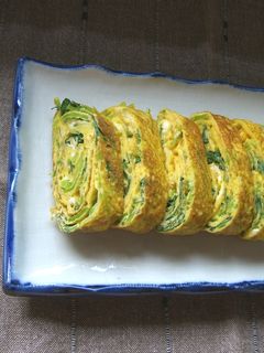 三つ葉の卵焼き-レシピのメイン写真