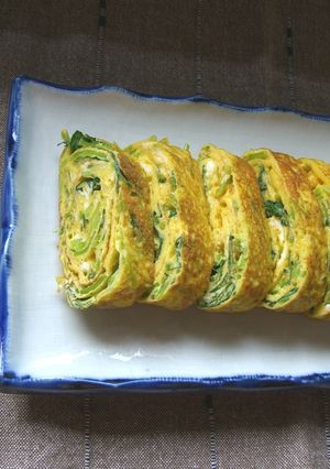 三つ葉の卵焼き-レシピのメイン写真