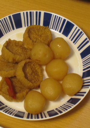 大根丸干しと一口こんにゃくのピリ辛煮-レシピのメイン写真