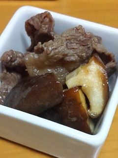 牛肉と椎茸の甘辛旨煮-レシピのメイン写真