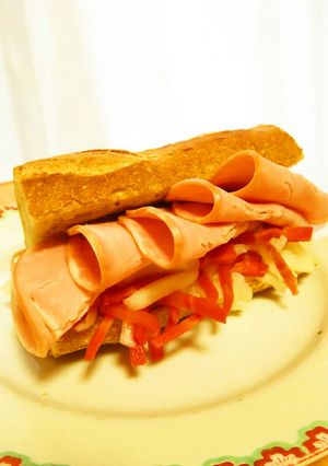 ☺おせち簡単リメイク♪なますハムサンド☺-レシピのメイン写真