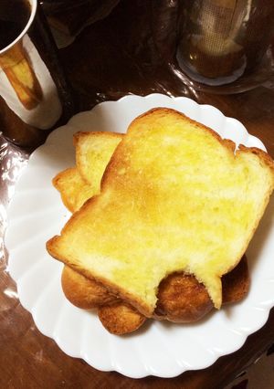 食パンのヘタにはコレ！オリーブトースト-レシピのメイン写真