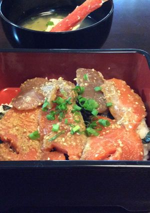 残ったお刺身で♪漬け寿し-レシピのメイン写真