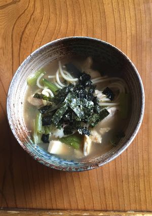 お雑煮スープパスタ-レシピのメイン写真