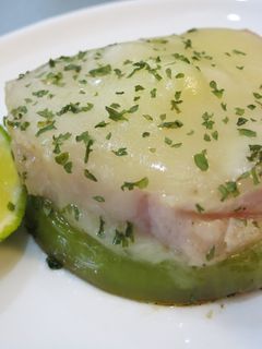 ロースハムと玉ねぎのチーズ焼き-レシピのメイン写真
