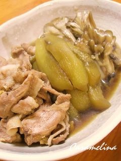 豚肉となすと舞茸の煮物-レシピのメイン写真