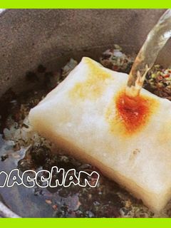 簡単過ぎ 餅茶漬け(^o^)/-レシピのメイン写真