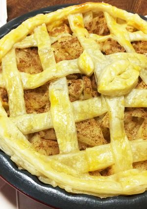 簡単冷凍さつまいもでポテトアップルパイ♡-レシピのメイン写真