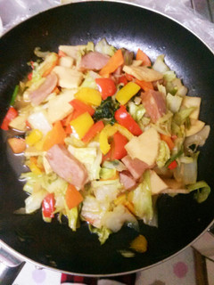 新年☆カラフル野菜炒め♪-レシピのメイン写真