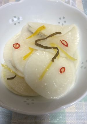 お漬け物屋さんの千枚漬け-レシピのメイン写真
