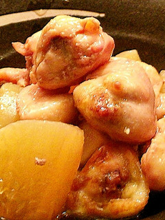 大根とぼんじり煮物-レシピのメイン写真
