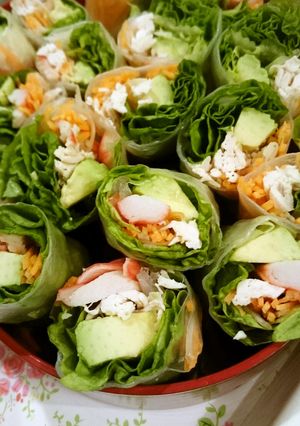 野菜たっぷり♡簡単～生春巻き～-レシピのメイン写真