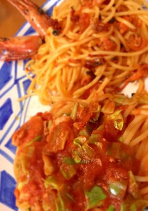 ※甘エビのパスタ 二種※-レシピのメイン写真