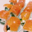 おもてなし♪スモークサーモンロール寿司