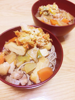 野菜たっぷり鶏肉そば-レシピのメイン写真