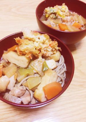 野菜たっぷり鶏肉そば-レシピのメイン写真