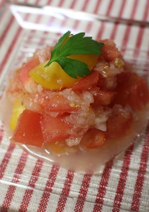 トマトとオニオンのマリネ-レシピのメイン写真