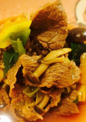 玄米に合う♪牛肉と茸と長ネギのしぐれ煮風-レシピのメイン写真