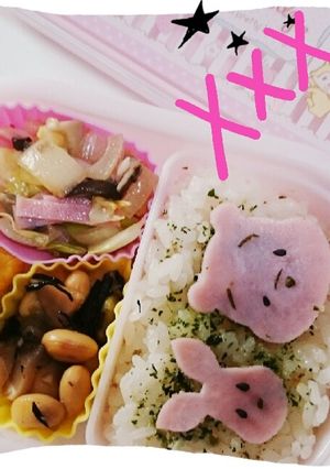簡単プーさんキャラ弁-レシピのメイン写真