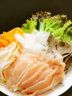鶏胸肉とたっぷり野菜のしゃぶしゃぶ~♥-レシピのメイン写真