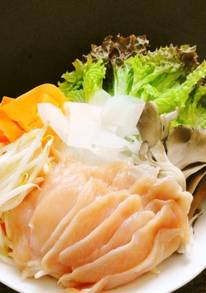 鶏胸肉とたっぷり野菜のしゃぶしゃぶ~♥-レシピのメイン写真