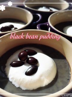 黒豆プリン(おせちリメイク)-レシピのメイン写真