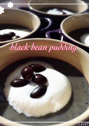 黒豆プリン(おせちリメイク)-レシピのメイン写真