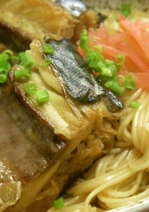 長浜曳山祭りに作る焼き鯖そうめん-レシピのメイン写真