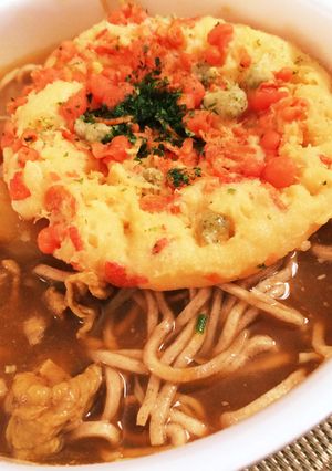 カップ麺でカレーうどん-レシピのメイン写真