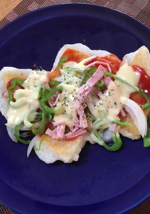 餅ピザ-レシピのメイン写真