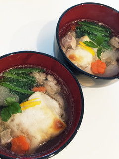白だしだけで簡単♬お雑煮-レシピのメイン写真