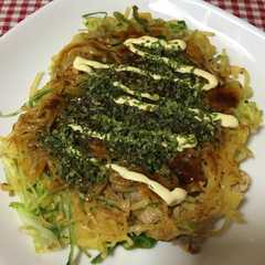 รูปของ ラーメンお好み焼き♪