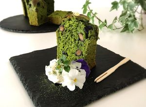 ノンオイル♡お豆腐de黒豆抹茶パウンド♡-レシピのメイン写真